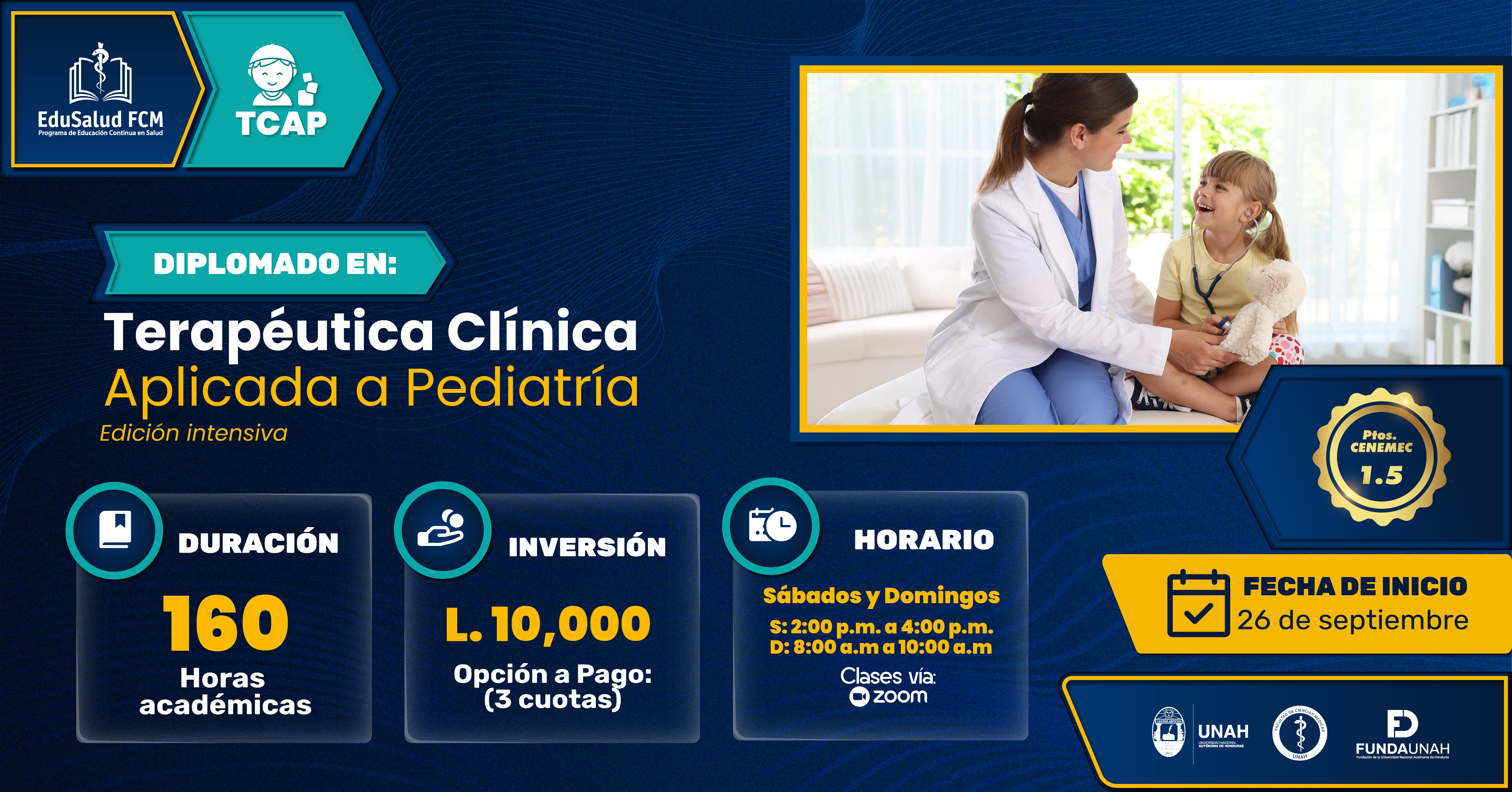 Diplomado Intensivo de Terapéutica Clínica Aplicada a Pediatría